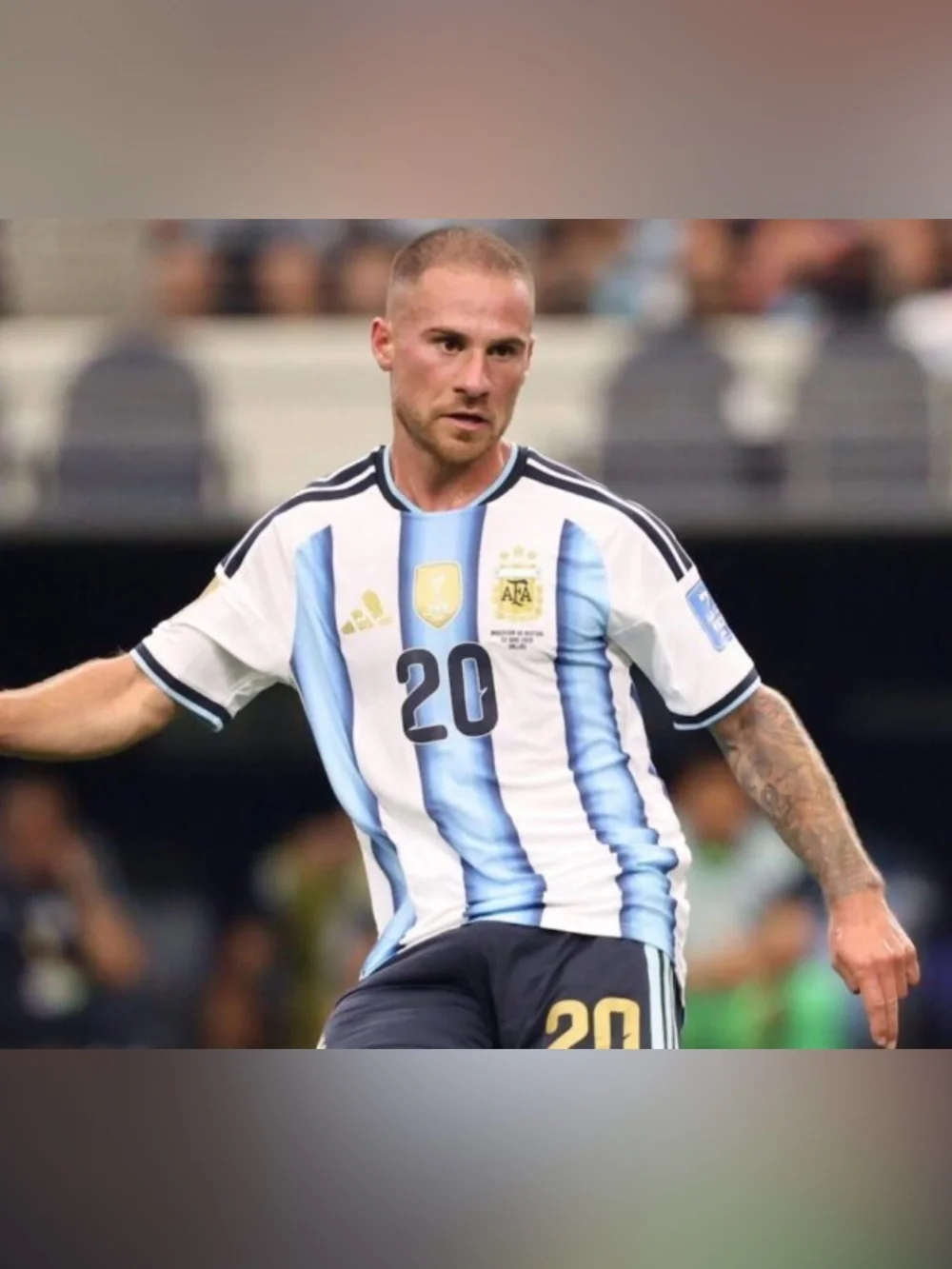 Adidas Official Argentina 2026 Team JM8396 Mac Allister #20 Jersey Men’s Sz: L